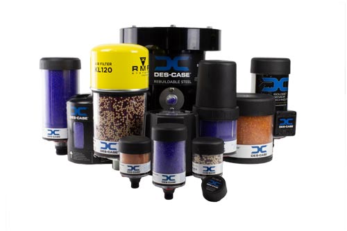 Use Des-Case desiccant breather to protect your lubricants